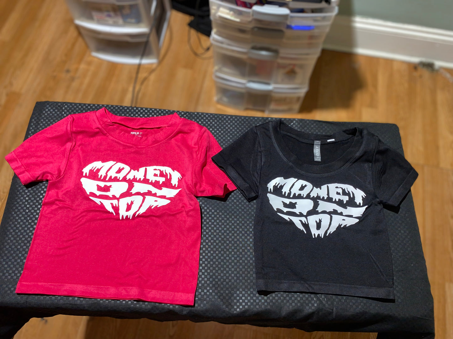 Mot Dripping Heart ❤️ Crop top