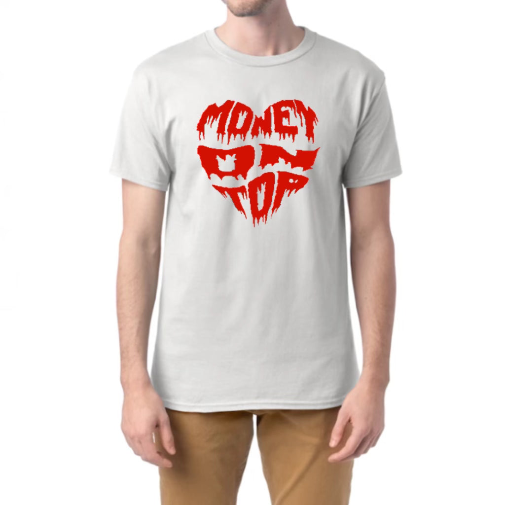 Money on top Dripping Heart